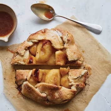 Caramelised apple galette