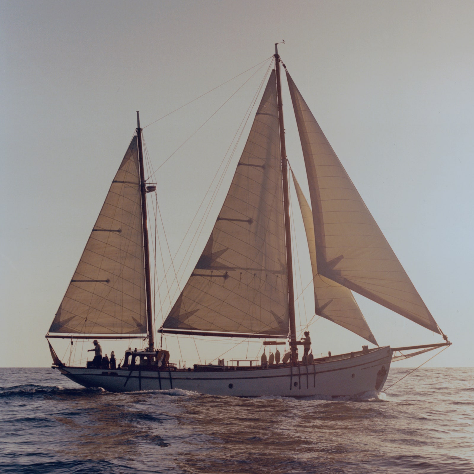 Navigating Mallorca's coastline by beautifully restored art deco sailing yachts