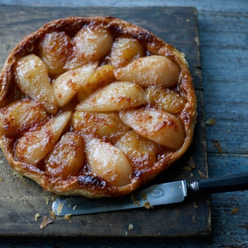 Apple, pear and quince membrillo tarte tatin